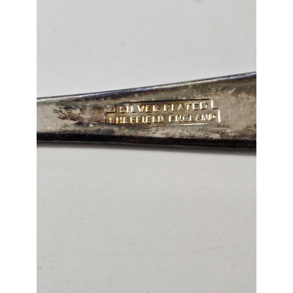 2 pc Vintage Silver Plated Sheffield England Cocktail Seafood Fork Small 5